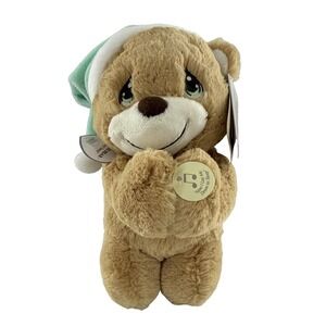 Aurora Precious Moments 10" Charlie Prayer Bear Musical "Now I Lay Me Down.."